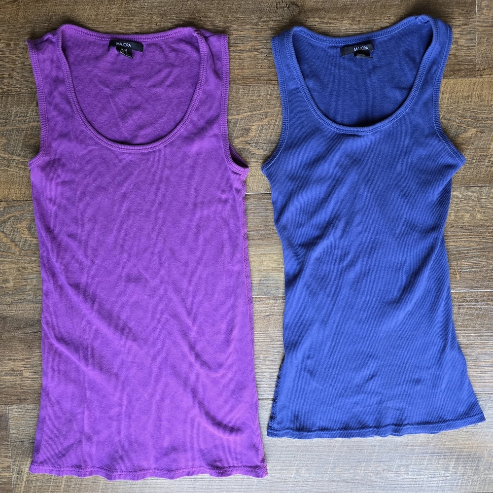 Majora Purple and Blue Tank Tops